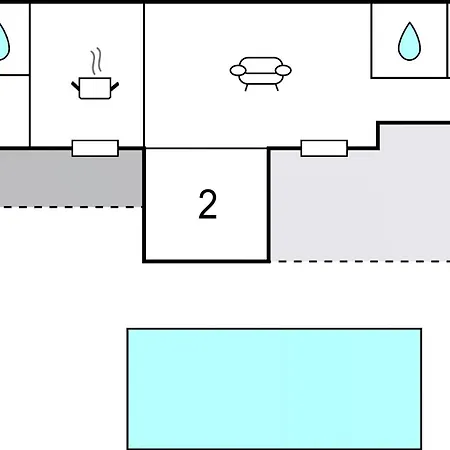 בית נופש Awesome Home In Zadar With Kitchen