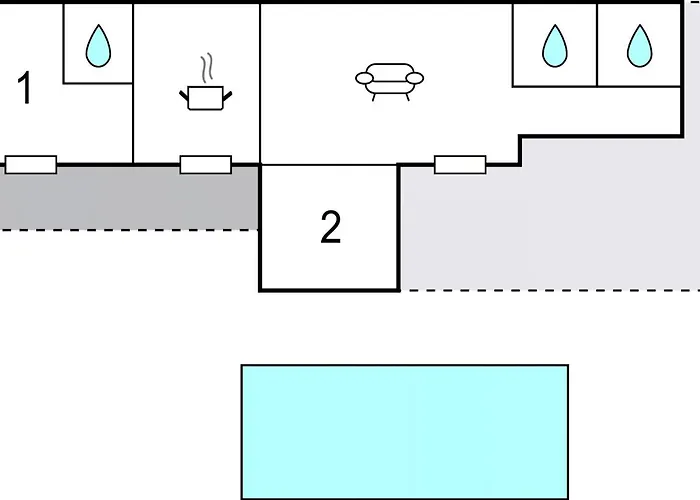 Дом отдыха Awesome Home In Zadar With Kitchen